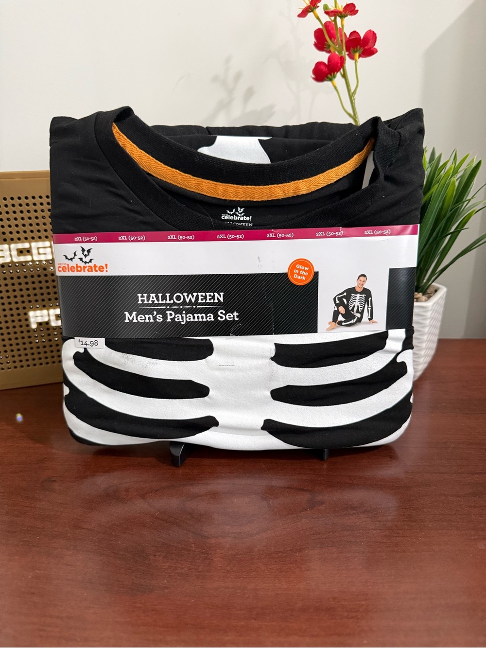 New Way  to Celebrate! Halloween Men's Pajama Set 2XL (50-52)